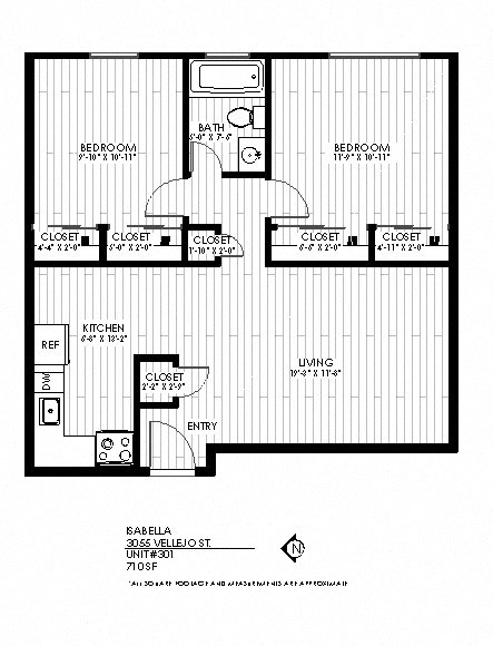 2 Bedroom Floorplan
